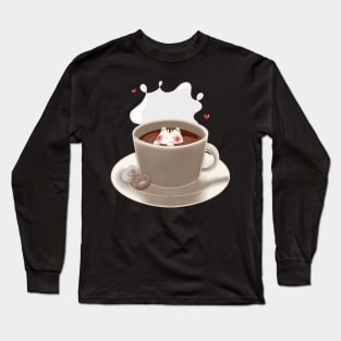 Cute hot tea Long Sleeve T-Shirt